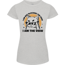 I am the View Funny Cat Womens Petite Cut T-Shirt Sports Grey