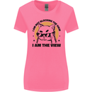 I am the View Funny Cat Womens Wider Cut T-Shirt Azalea