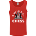 I'd Rather Be Playing Chess Mens Vest Tank Top Red