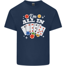 I'm All In Poker Kids T-Shirt Childrens Navy Blue