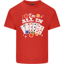 I'm All In Poker Kids T-Shirt Childrens Red