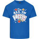 I'm All In Poker Kids T-Shirt Childrens Royal Blue
