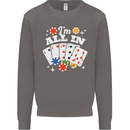 I'm All In Poker Mens Sweatshirt Jumper Charcoal