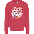 I'm All In Poker Mens Sweatshirt Jumper Heliconia