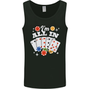 I'm All In Poker Mens Vest Tank Top Black