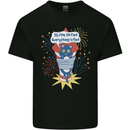 I'm Fine Funny at Fireworks Bonfire Day July 4th Kids T-Shirt Childrens Black