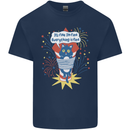 I'm Fine Funny at Fireworks Bonfire Day July 4th Kids T-Shirt Childrens Navy Blue