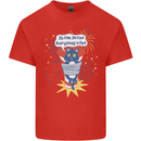 I'm Fine Funny at Fireworks Bonfire Day July 4th Kids T-Shirt Childrens Red