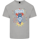 I'm Fine Funny at Fireworks Bonfire Day July 4th Kids T-Shirt Childrens Sports Grey