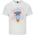I'm Fine Funny at Fireworks Bonfire Day July 4th Kids T-Shirt Childrens White