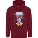 I'm Fine Funny at Fireworks Bonfire Day July 4th Mens 80% Cotton Hoodie Maroon