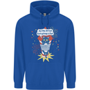 I'm Fine Funny at Fireworks Bonfire Day July 4th Mens 80% Cotton Hoodie Royal Blue