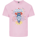 I'm Fine Funny at Fireworks Bonfire Day July 4th Mens Cotton T-Shirt Tee Top Light Pink
