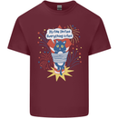 I'm Fine Funny at Fireworks Bonfire Day July 4th Mens Cotton T-Shirt Tee Top Maroon