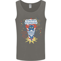 I'm Fine Funny at Fireworks Bonfire Day July 4th Mens Vest Tank Top Charcoal