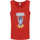 I'm Fine Funny at Fireworks Bonfire Day July 4th Mens Vest Tank Top Red
