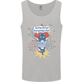 I'm Fine Funny at Fireworks Bonfire Day July 4th Mens Vest Tank Top Sports Grey