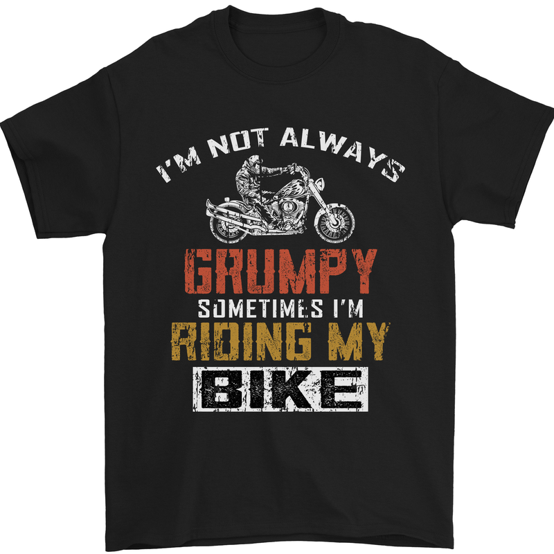 i'm not always grumpy sometimes i'm riding my bike