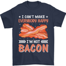 I'm Not Bacon Funny Food Mens T-Shirt 100% Cotton Navy Blue