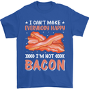 I'm Not Bacon Funny Food Mens T-Shirt 100% Cotton Royal Blue