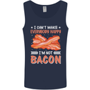 I'm Not Bacon Funny Food Mens Vest Tank Top Navy Blue