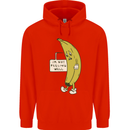 I'm Not Peeling Well Funny Ill Banana Childrens Kids Hoodie Bright Red