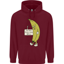 I'm Not Peeling Well Funny Ill Banana Childrens Kids Hoodie Maroon