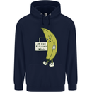 I'm Not Peeling Well Funny Ill Banana Childrens Kids Hoodie Navy Blue