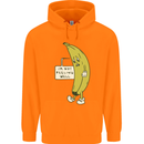 I'm Not Peeling Well Funny Ill Banana Childrens Kids Hoodie Orange