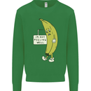 I'm Not Peeling Well Funny Ill Banana Kids Sweatshirt Jumper Irish Green