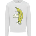 I'm Not Peeling Well Funny Ill Banana Kids Sweatshirt Jumper White