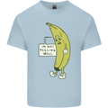 I'm Not Peeling Well Funny Ill Banana Mens Cotton T-Shirt Tee Top Light Blue