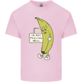 I'm Not Peeling Well Funny Ill Banana Mens Cotton T-Shirt Tee Top Light Pink