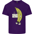 I'm Not Peeling Well Funny Ill Banana Mens Cotton T-Shirt Tee Top Purple