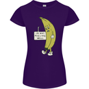 I'm Not Peeling Well Funny Ill Banana Womens Petite Cut T-Shirt Purple