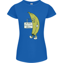 I'm Not Peeling Well Funny Ill Banana Womens Petite Cut T-Shirt Royal Blue