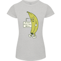 I'm Not Peeling Well Funny Ill Banana Womens Petite Cut T-Shirt Sports Grey
