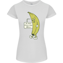 I'm Not Peeling Well Funny Ill Banana Womens Petite Cut T-Shirt White