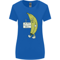 I'm Not Peeling Well Funny Ill Banana Womens Wider Cut T-Shirt Royal Blue