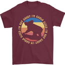 I'm Not Short I'm Koala Sized Funny Bear Mens T-Shirt 100% Cotton Maroon