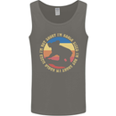 I'm Not Short I'm Koala Sized Funny Bear Mens Vest Tank Top Charcoal