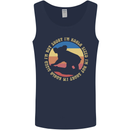 I'm Not Short I'm Koala Sized Funny Bear Mens Vest Tank Top Navy Blue
