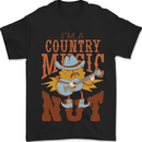 I'm a Country Music Nut Guitar Mens T-Shirt 100% Cotton Black