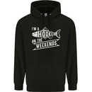 I'm a Hooker at the Weekends Funny Fishing 2 Mens 80% Cotton Hoodie Black