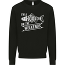I'm a Hooker at the Weekends Funny Fishing 2 Mens Sweatshirt Jumper Black
