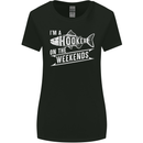 I'm a Hooker at the Weekends Funny Fishing 2 Womens Wider Cut T-Shirt Black