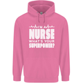 I'm a Nurse Whats Your Superpower Nursing Funny Childrens Kids Hoodie Azalea