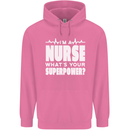 I'm a Nurse Whats Your Superpower Nursing Funny Childrens Kids Hoodie Azalea