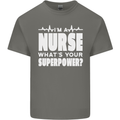 I'm a Nurse Whats Your Superpower Nursing Funny Kids T-Shirt Childrens Charcoal