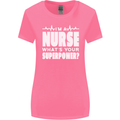 I'm a Nurse Whats Your Superpower Nursing Funny Womens Wider Cut T-Shirt Azalea